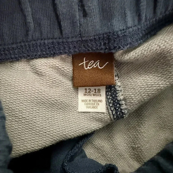 Tea Collection | Striped Baby Short (12-18 mos) 💛💙 - Picture 5 of 5